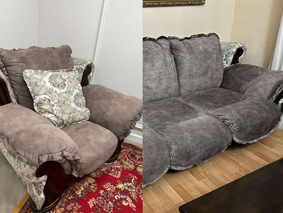 Диван и кресло для гостинной