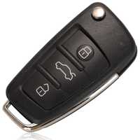 Автомобилен ключ с 3 бутона за Audi (A6/Q7) комплект (868 MHz)!