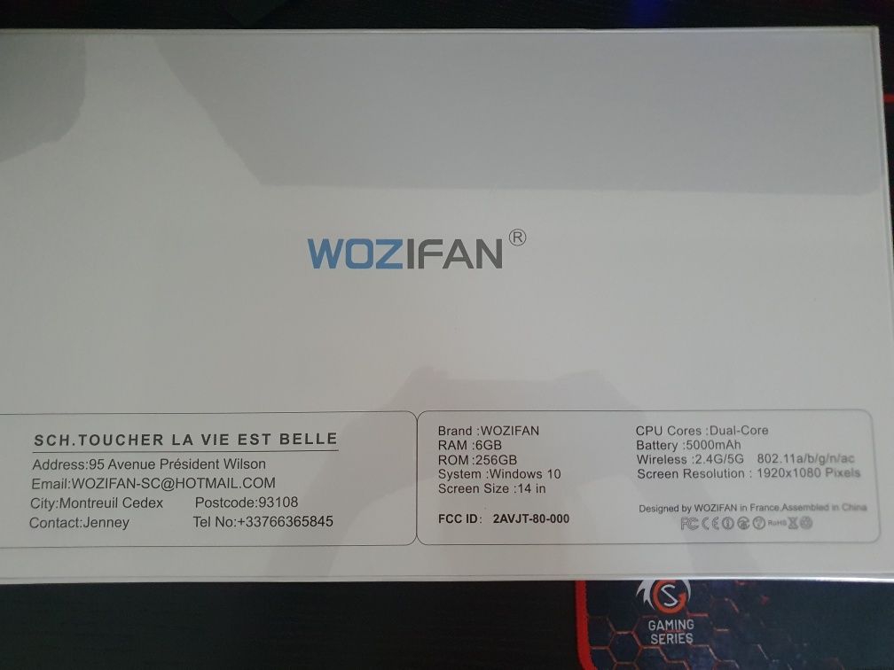 Laptop 14" 6GB RAM 256GB ROM Win 11 Full Metal Dual Core, gold
