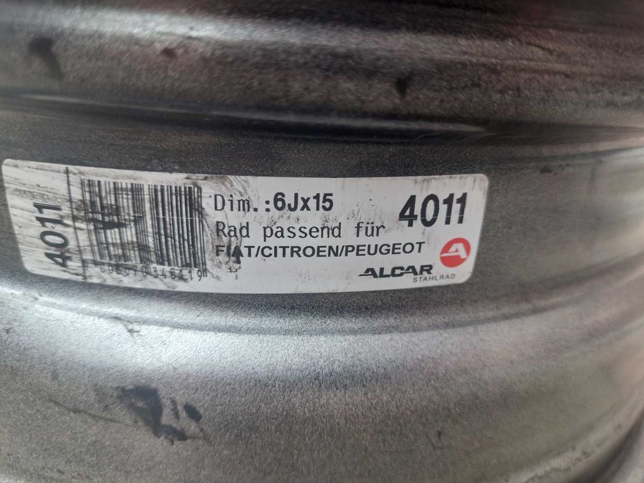Jante tabla pe 15,originale duba PEUGEOT,CITROEN,FIAT,in stare de nou