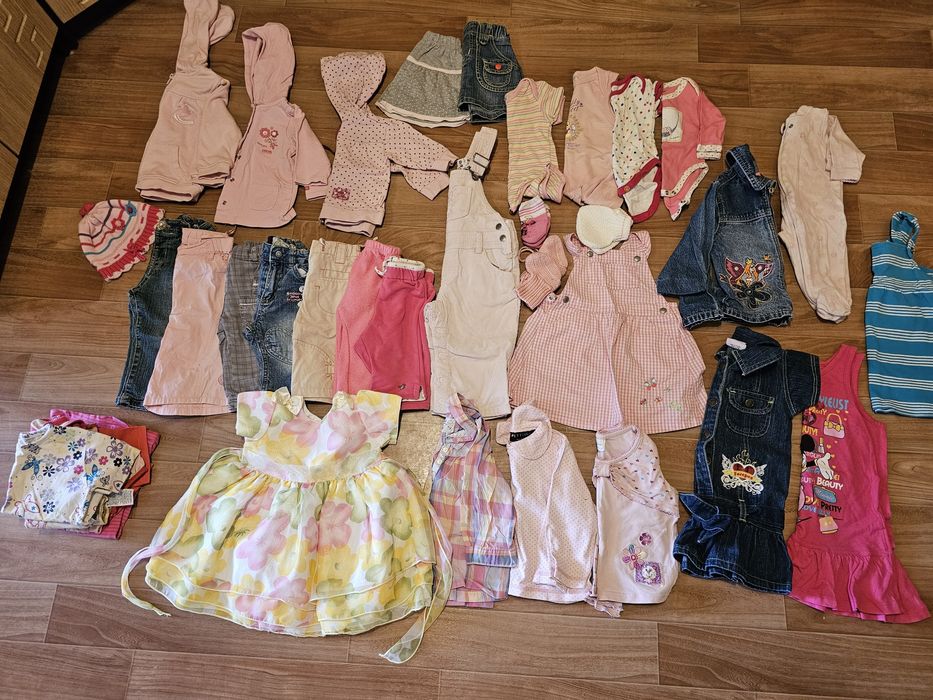 Большой пакет одежды от 0 до 2 лет