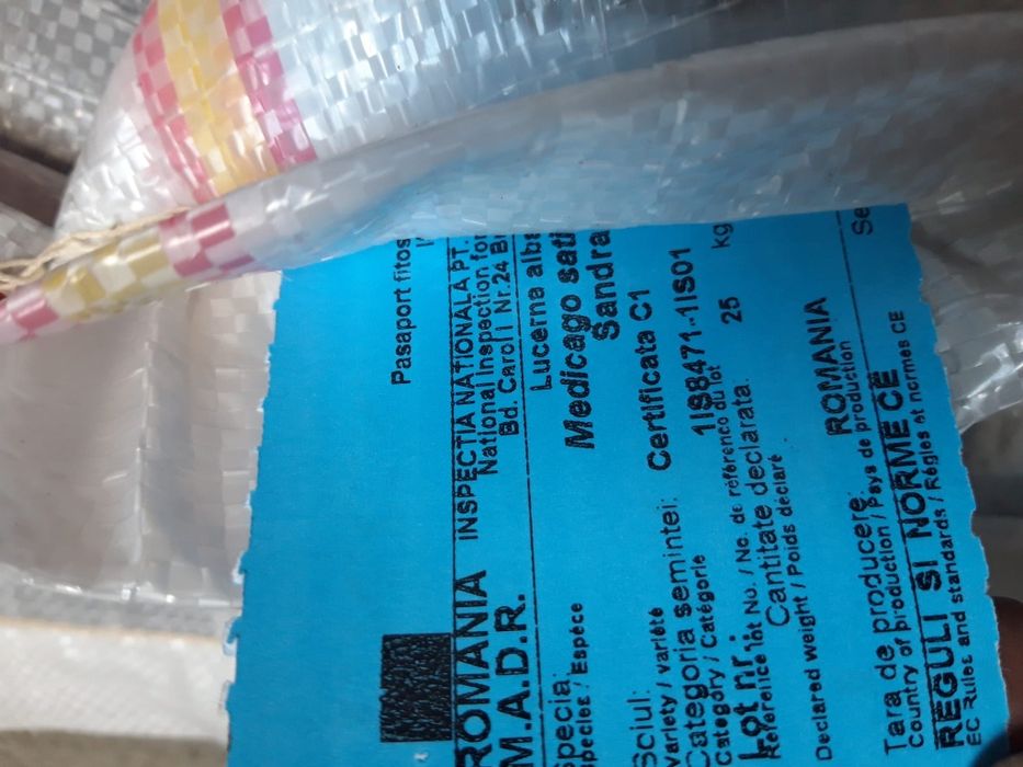 Sămânță Lucerna Certificata Mihaela, Dobrogea, Mădălina, Sandra