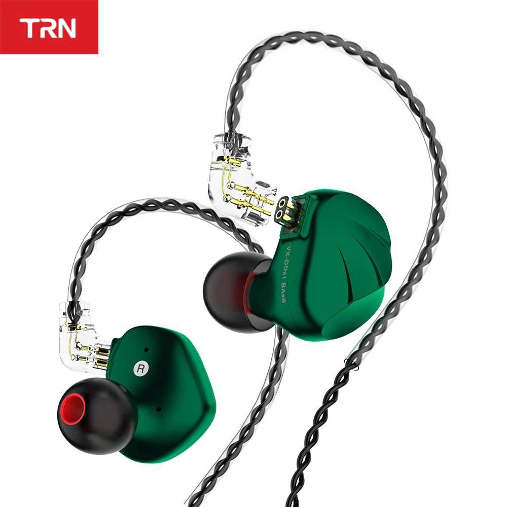 Нови- неотваряни TRN VX Слушалки тип iem 1DD+6BA