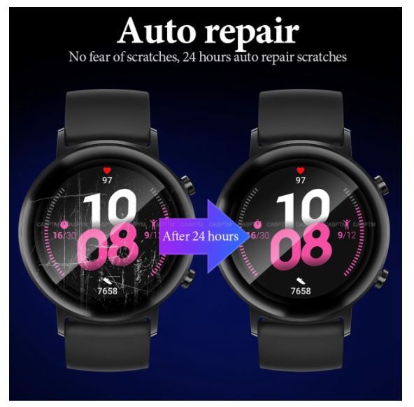 Set 2 folii protectie ecran Huawei Watch GT 2 (42mm)