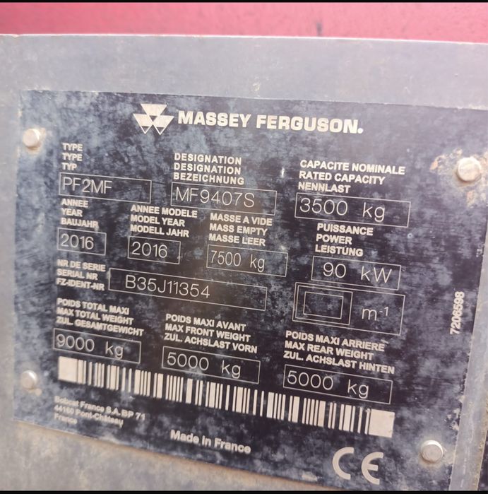 Incarcator frontal Massey Ferguson 9407 S