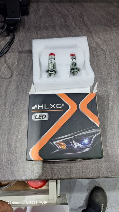 Bec led cu lupa H7