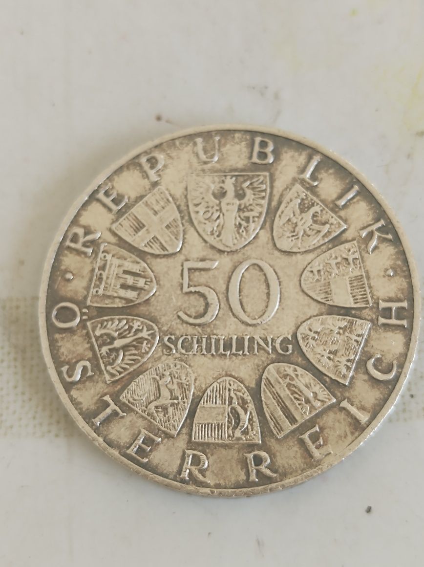 Австрийски 50 шилинг  сребро 900пр.