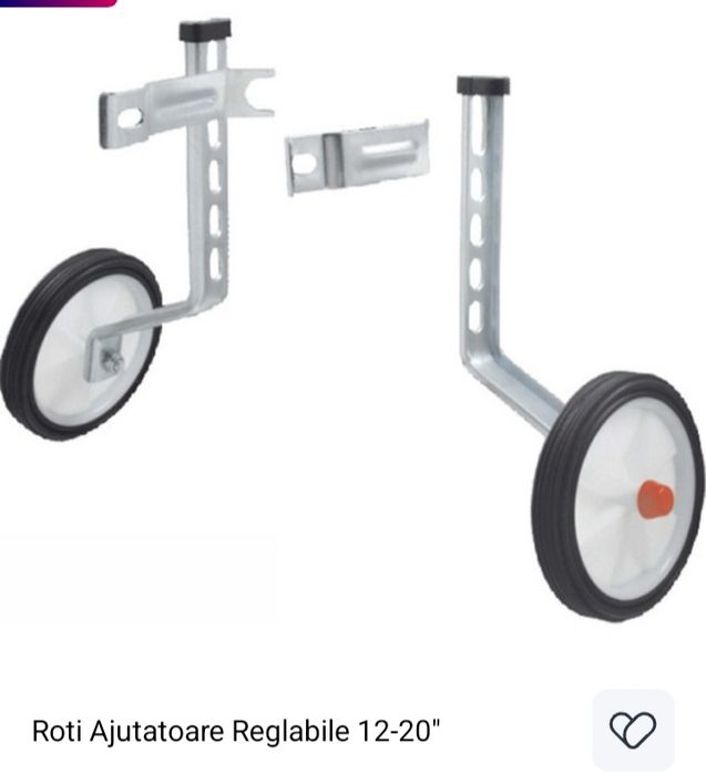 Bicicleta copii plus roti ajutatoare impecabila