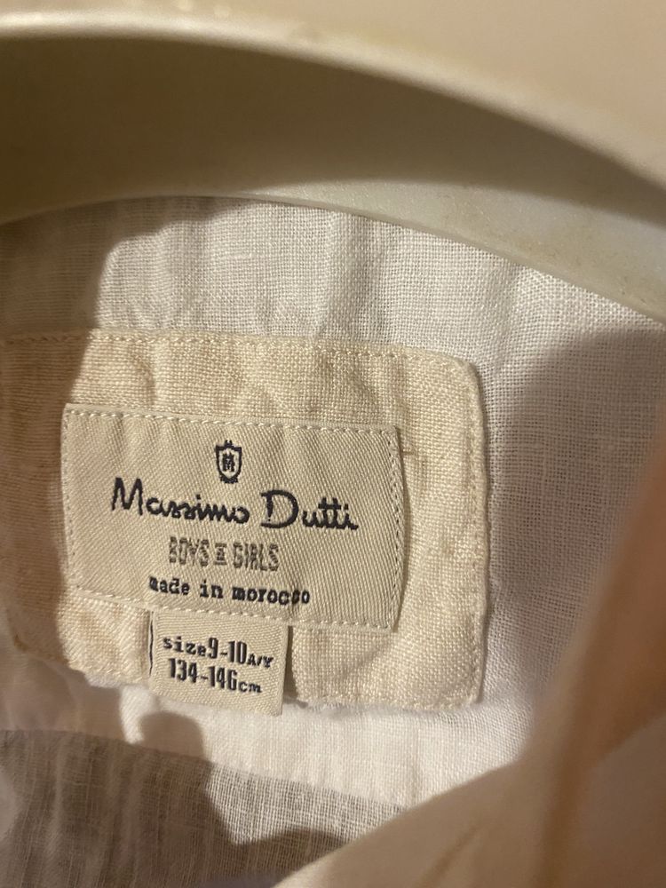 Camasi Massimo Dutti, copii, 9-10 ani, noi