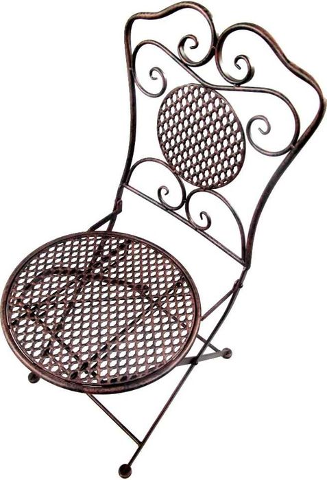 Set mobilier grădină din fier,  scaune pliabile și masă rotundă, -31%