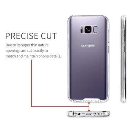 Husa pentru Samsung Galaxy S8 Plus, GloMax TPU 360, Transparent