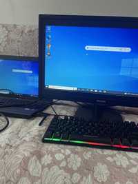 Leptop  Hp cu monitor