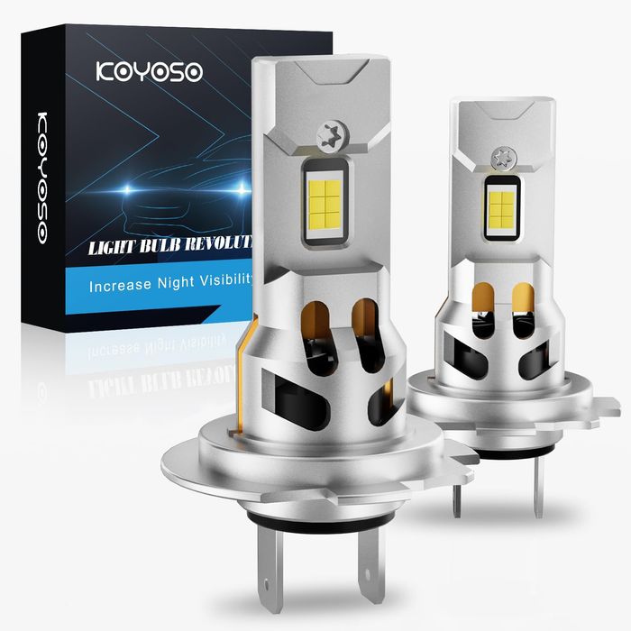 LED крушки KOYOSO H7, 55 W, 15 000 LM