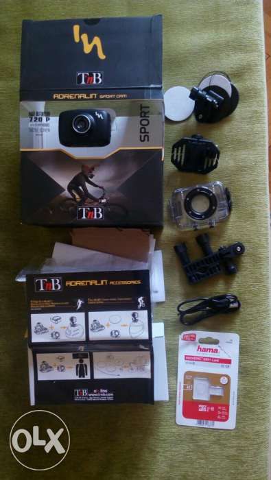 Camera Video de Actiune TnB SPCAMHD, Video HD 720p, Senzor CMOS 5 MP