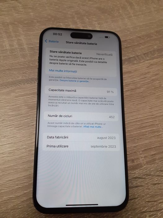 Iphone 15 Pro Max 256Gb 91%