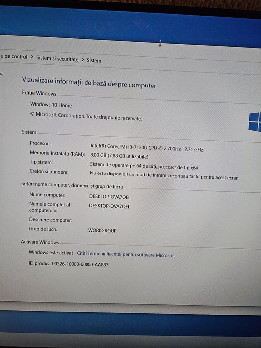 Laptop Lenovo ideapad 320 - i3 7130u