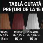 Vand tabla cutata difereite culorii si modele