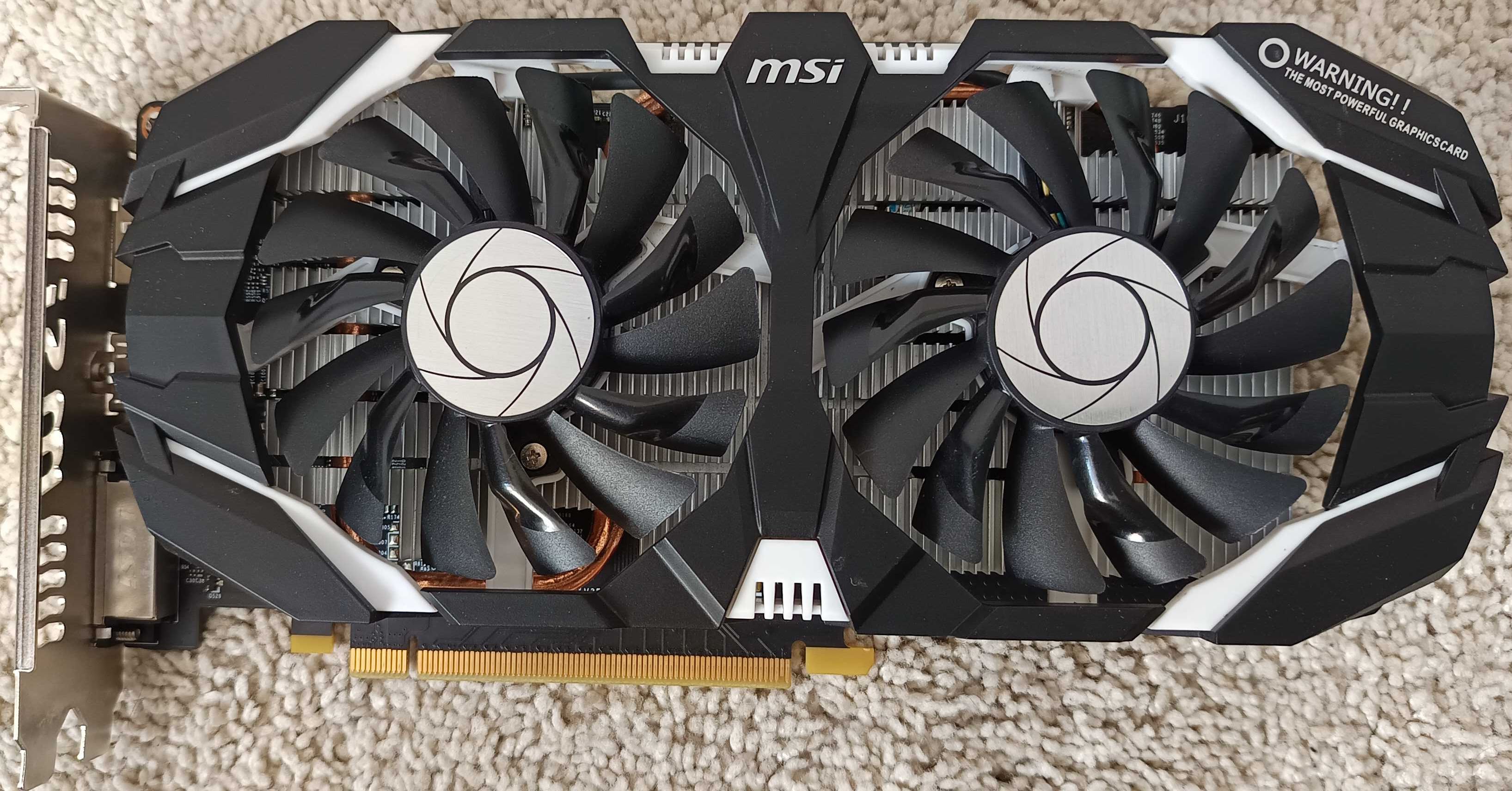 Placa video Gaming MSI Nvidia GTX 1060 6Gb 192 bit Impecabila