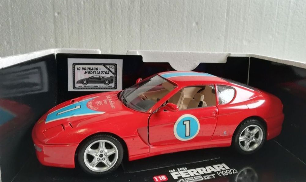 Ferrari 456GT (1992) bburago 1 18 
Scara 1:18
Bburago

Pozele reflectă