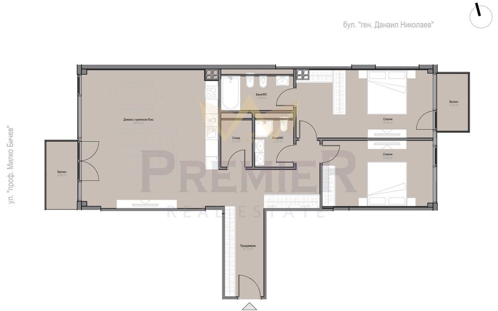Продава се Тристаен апартамент в София, Оборище - 156 кв.м за 3094 €/кв.м - Снимка #1