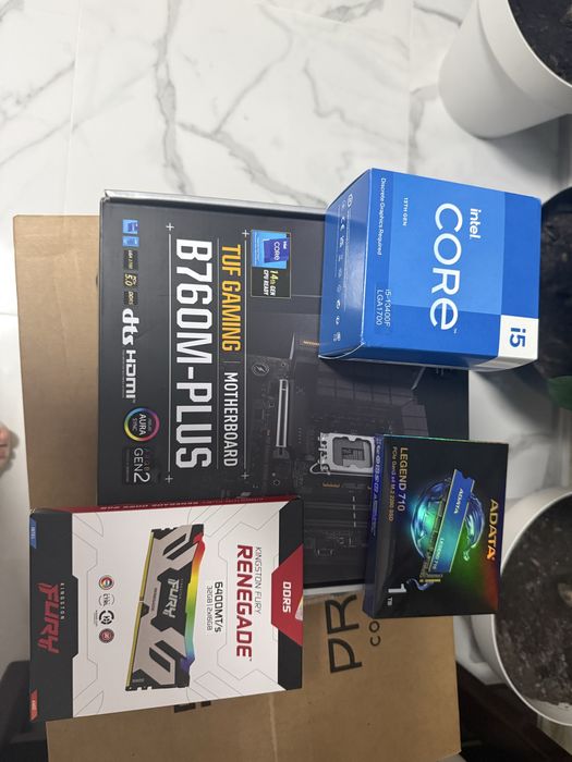 Vand schimb kit pc Gaming i5 13400f Asus B760M-Plus 32Gb DDR5 SSD 1Tb