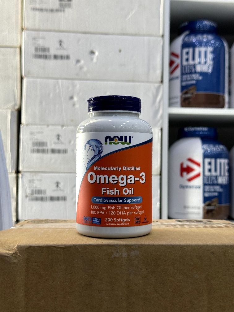 Now Omega-3 Fish Oil 100 servings, рыбий жир.