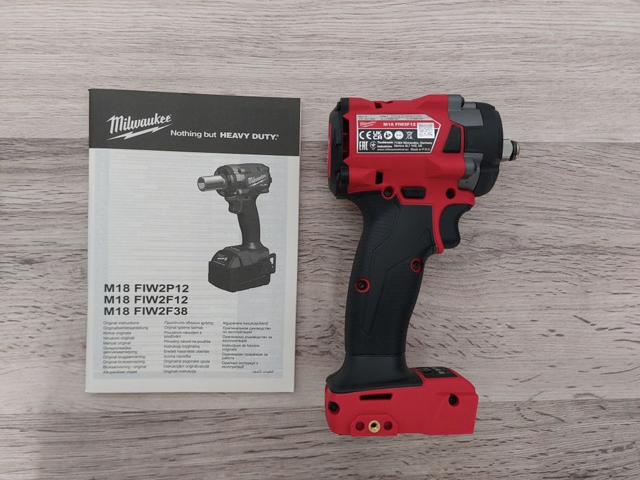 Pistol impact mic milwaukee M18 FIW2F12, 350 nm, nou