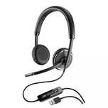 Casca Call Center Plantronics BLACKWIRE C520-M, USB, Microsoft Certifi