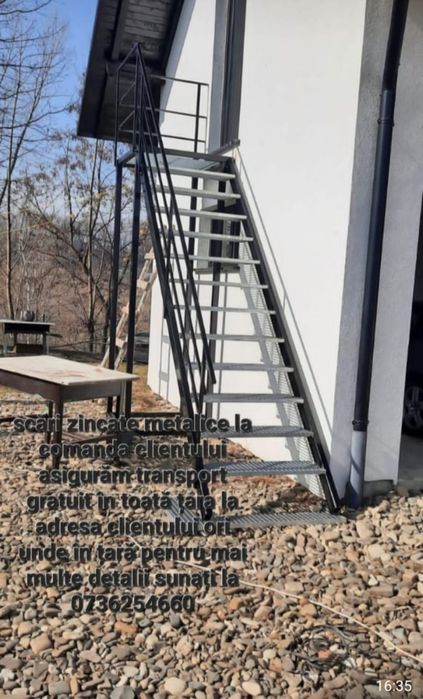 Scări de exterior metalice