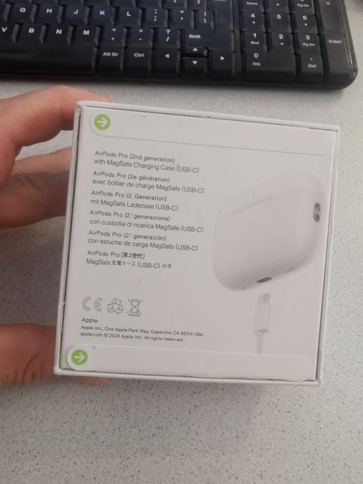 AirPods Pro (gen.2) A3049 A2968  cu carcasa de încarcare MagSafe noi