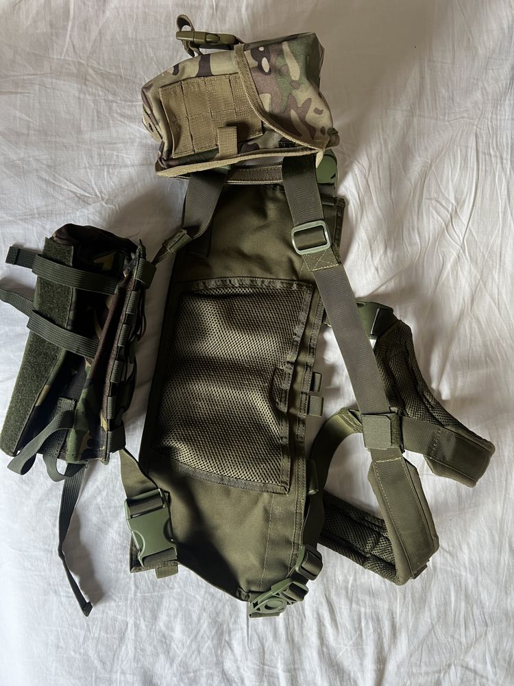 Vesta Tactica OPS Chest Rig Olive Condor + extra 2 Buzunar Cargo