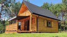Casute moderne  de locuit din lemn tip casa sau Aframe