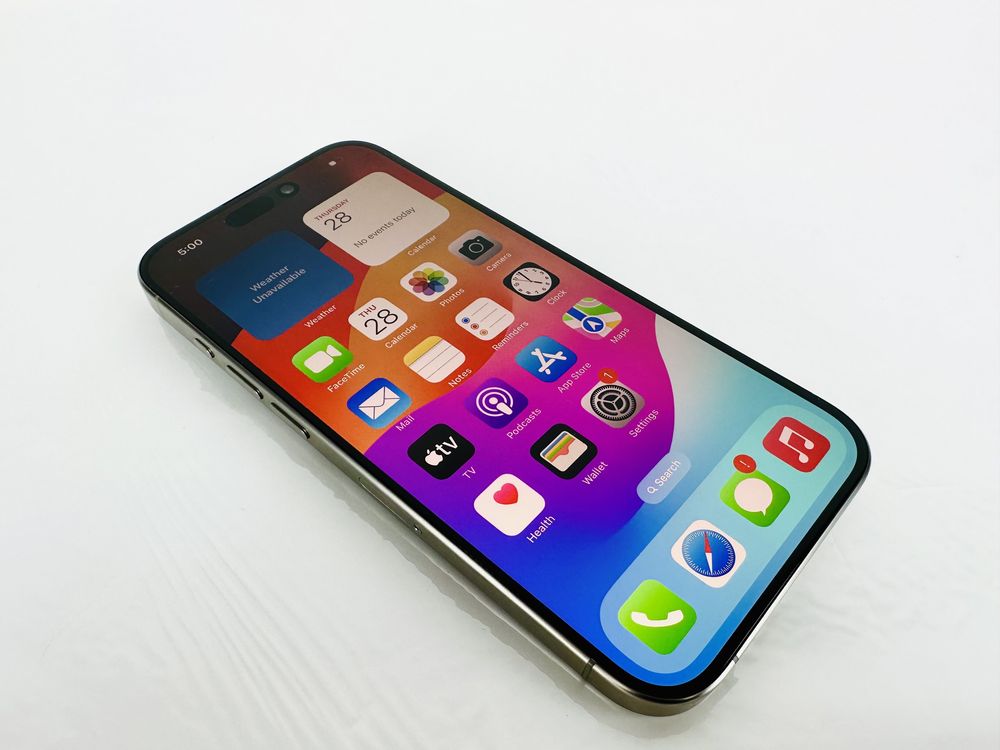 НОВ! Apple iPhone 15 Pro 256GB Natural Titanium Гаранция!