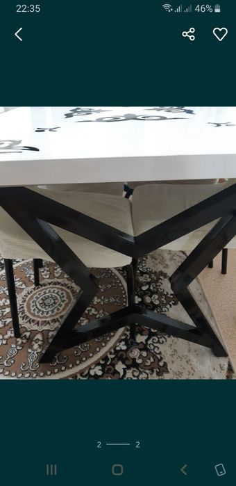 Кухонный стол 1.5х80 за 45000 тг