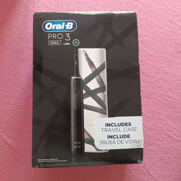 Periuta de dinti electrica Oral-B Pro 3 3500, Curatare 3D