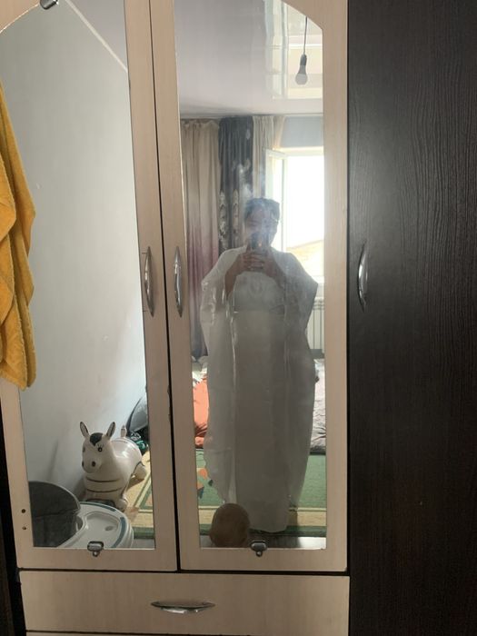 Вечернее платье, и для худых и для пышных дам, белое вечернее платье