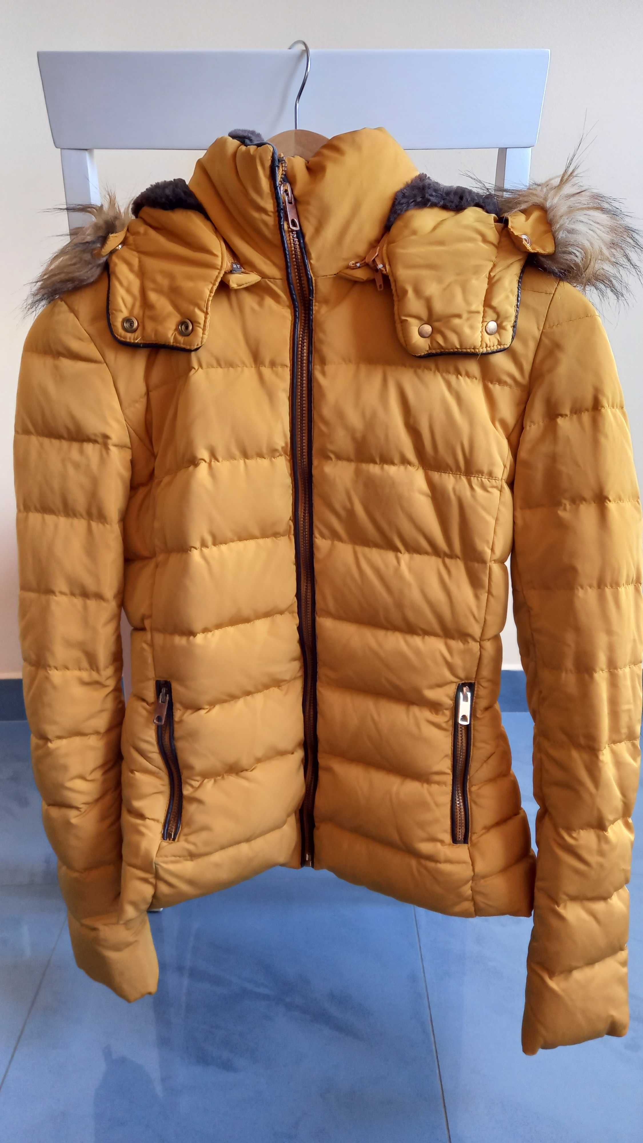 Зимно пухено яке Zara размер XS