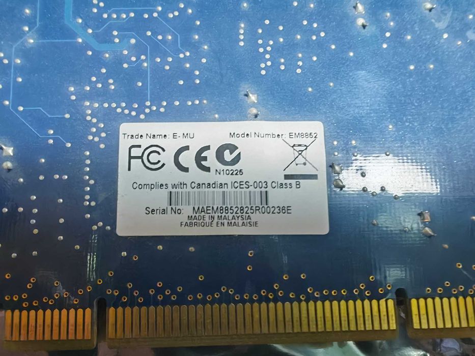 Placa audio studio - Creative EMU 0404 PCI (second hand)