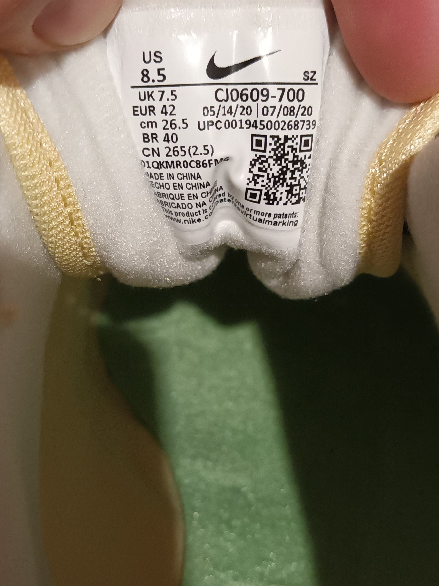 Нови Nike Air Max 1 Premium Lemonade (2020) 42