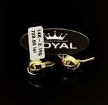 Bijuteria Royal cercei din aur 14k 2.19 gr