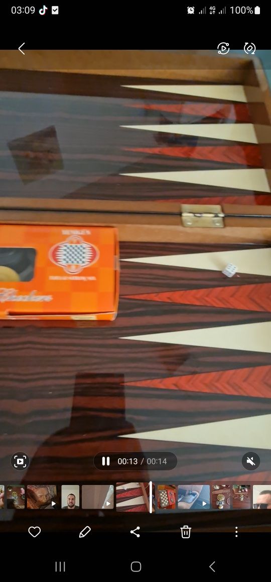 Vand table backgammon