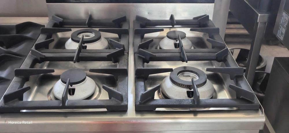 Aragaz profesional 4 onchiuri inox