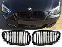 Двойни Изпъкнали M Бъбреци Решетки Броня BMW 5 Серия E60 E61 БМВ Е60