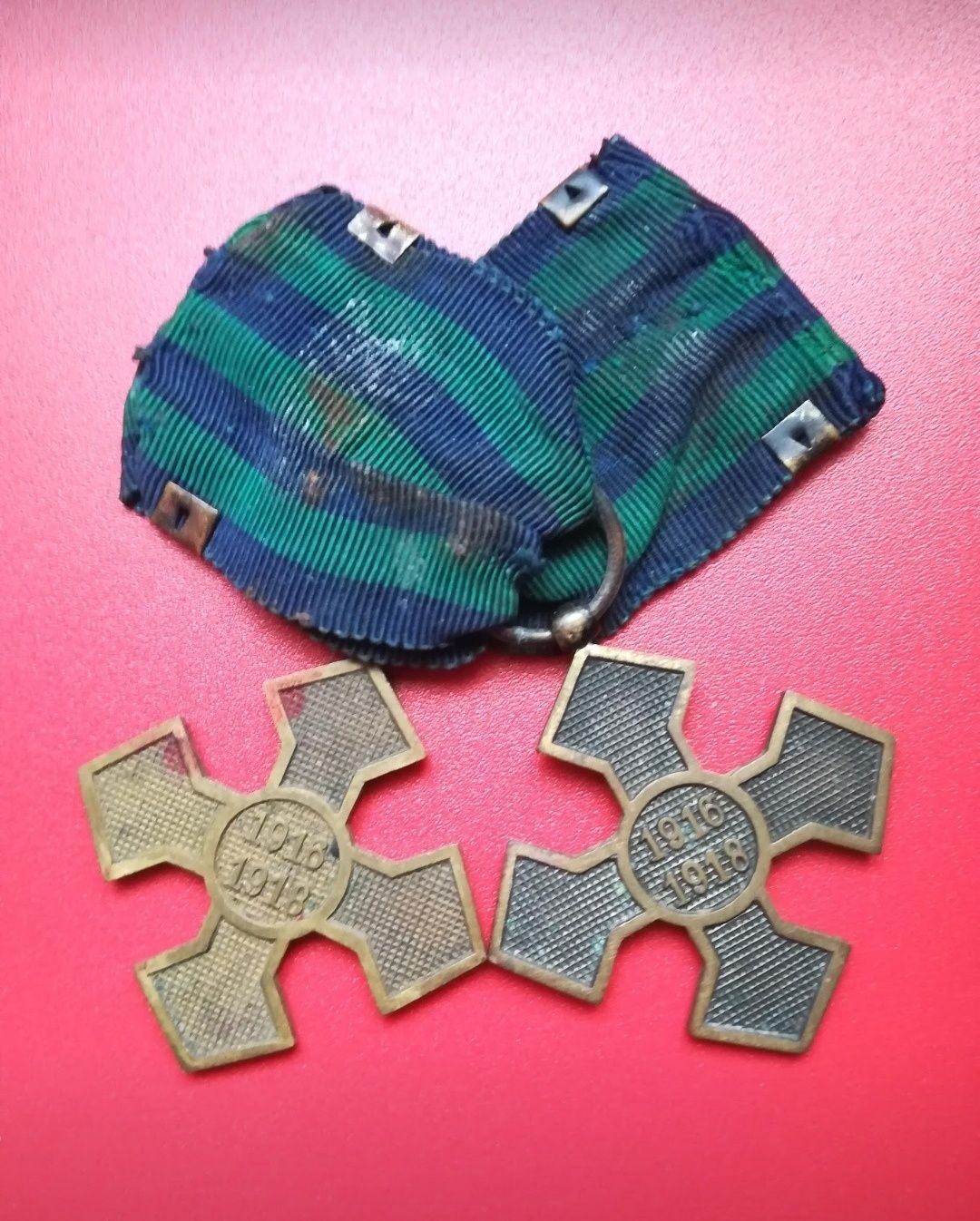Monedă 2 Centime (1855)/Medalia Crucea Comemorativă a Războiului