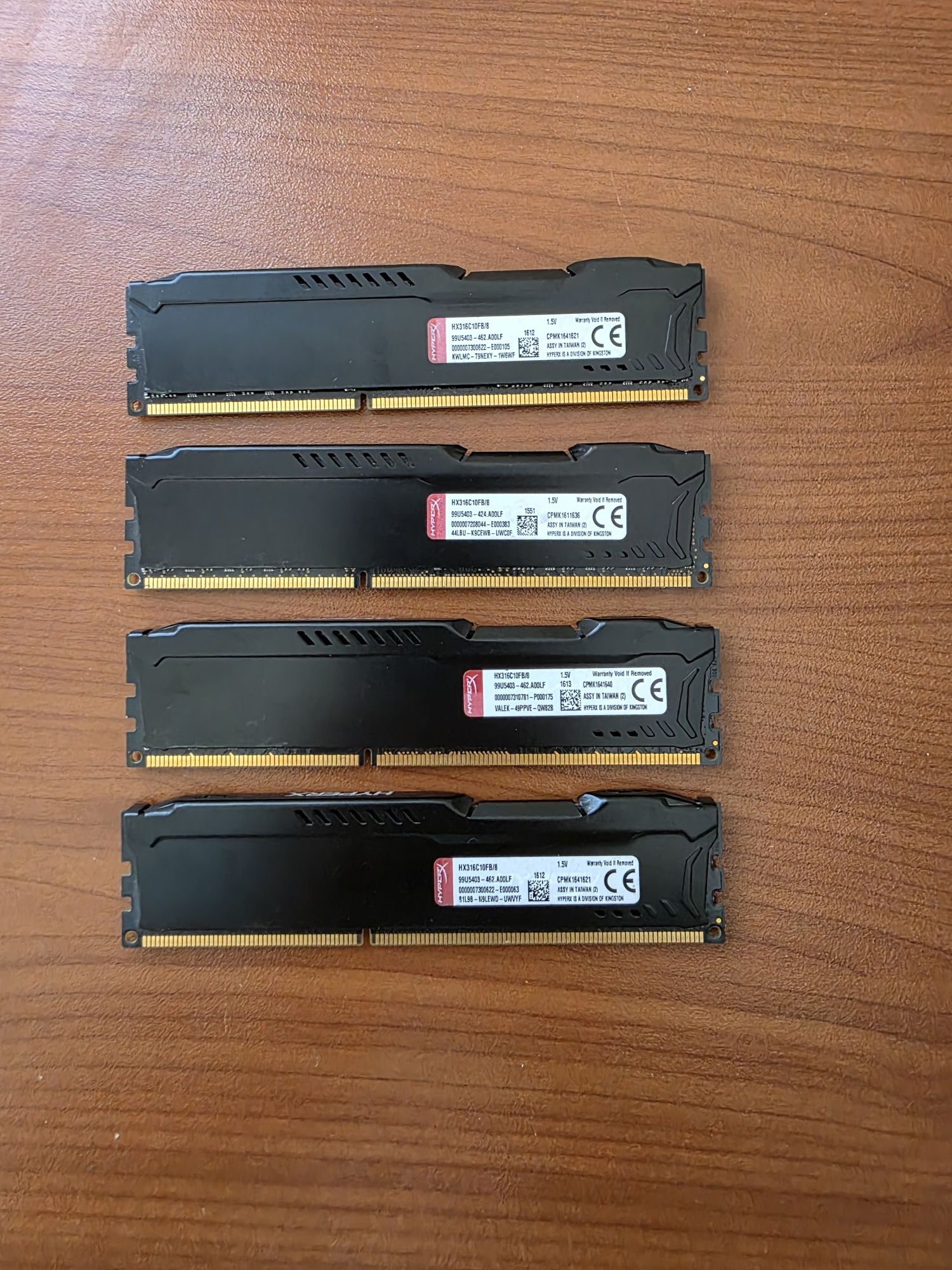 Рам памет 32gb DDR3 за настолен компютър.