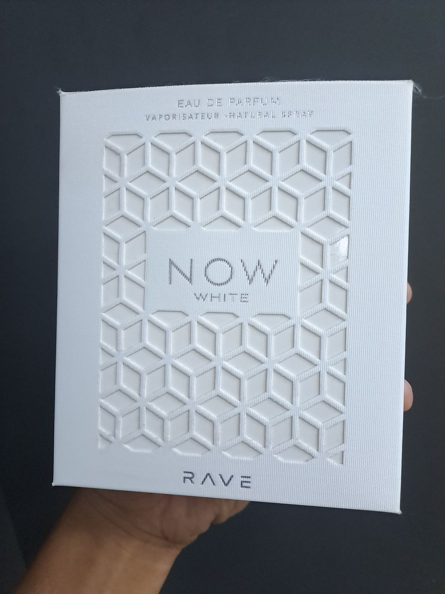 Now white Rave edp