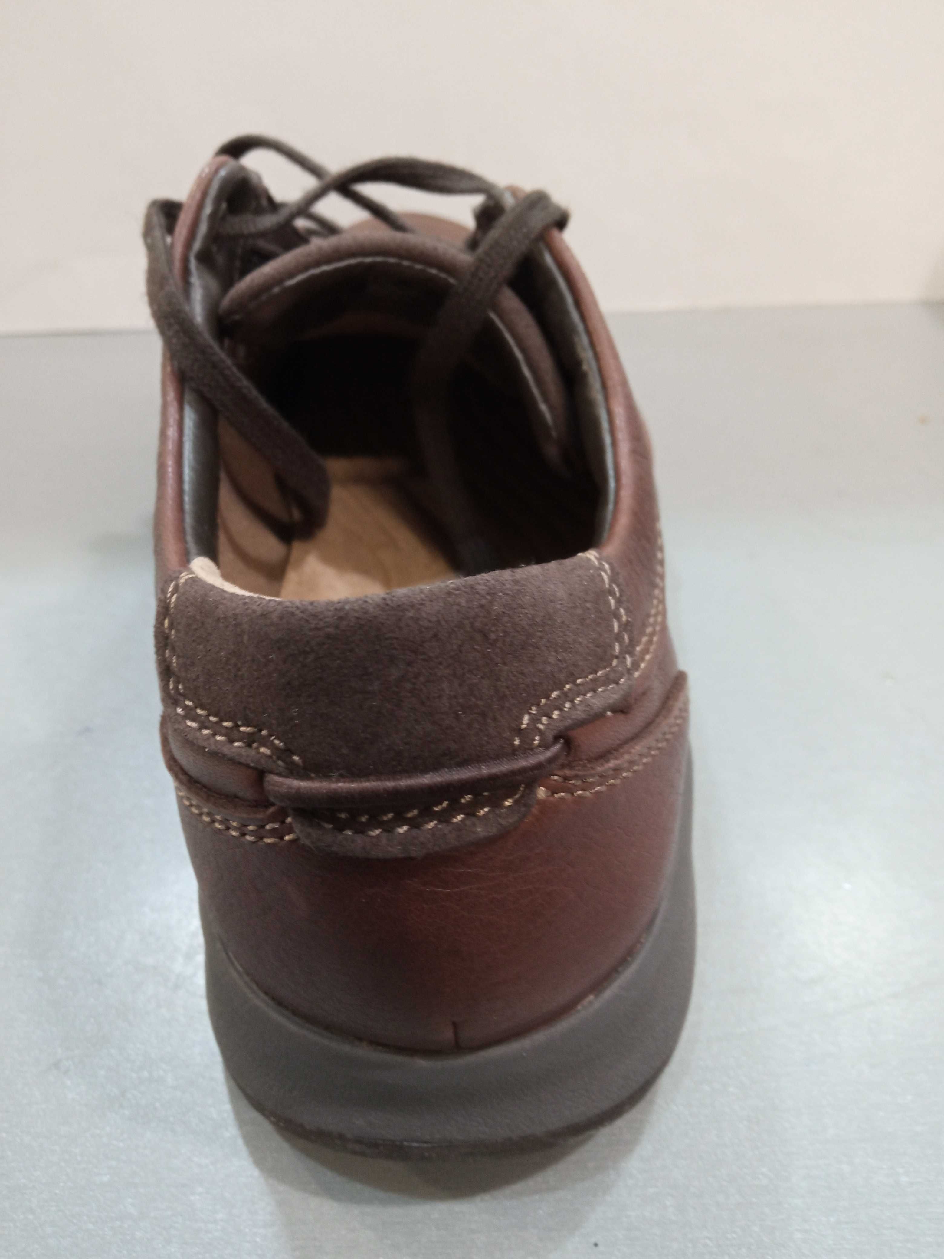 Clarks N40 Uk 6,5.Ежедневни пролетни обувки Ест.кожа.Нови.Оригин