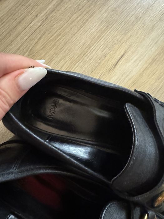 Mocasini din piele Mango