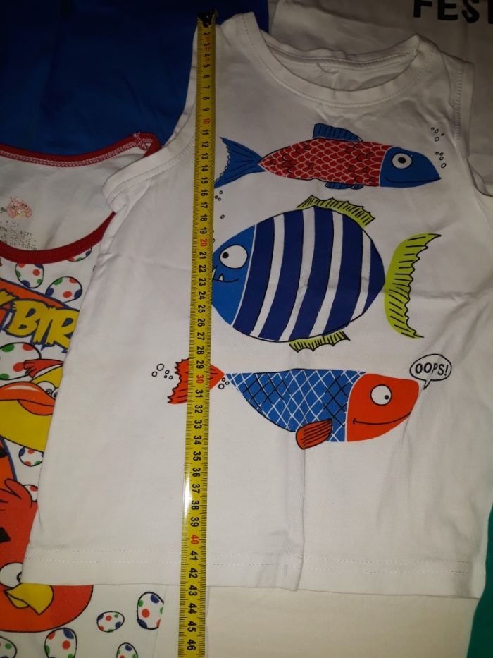 Lot  haine 4-5 ani maieu tricou pantaloni Angry Birds