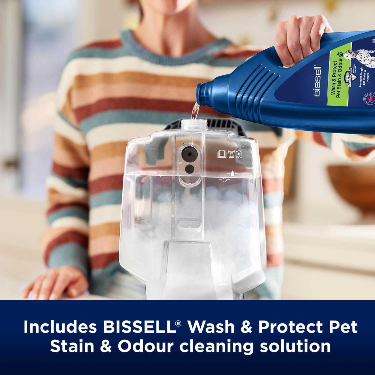 Перяща прахосмукачка Bissell PowerWash Pet (3878N) за мокро и сухо